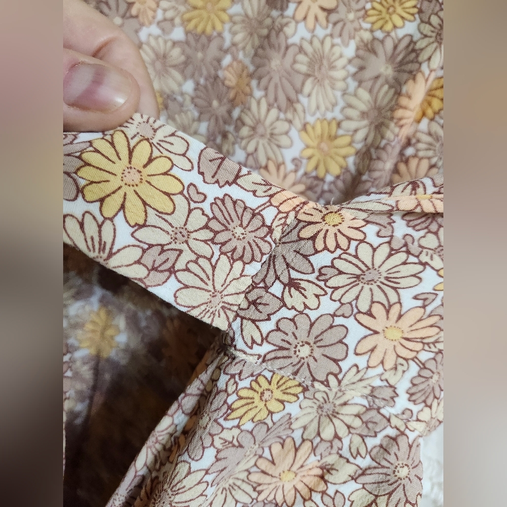 Faithfull the Brand Palmaro Floral Print Mini Dress In Zoella Dusk. - Picture 9 of 17
